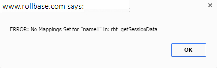 No Mappings Set for Key