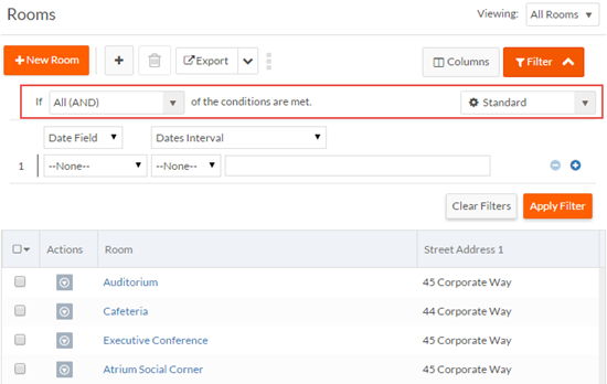 Advanced Filter Options