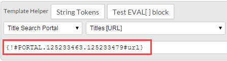 Template Helper Resulting URL