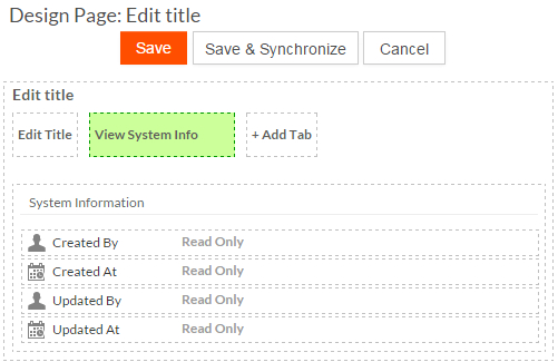 Page Editor with Tabs
