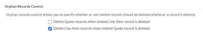 Orphan Records Control