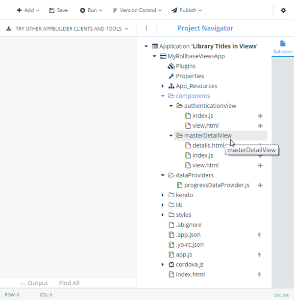Configure navigation and extend the app with Code