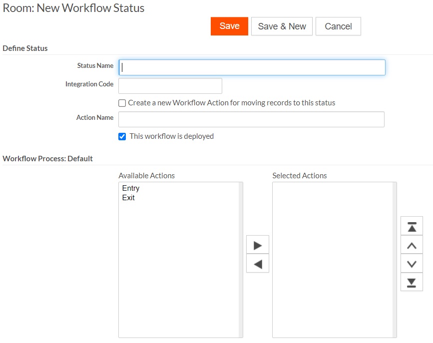 New Workflow Status