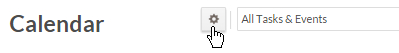 Configure Calendar Button