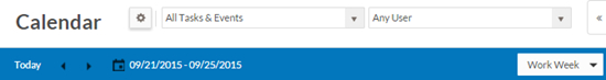 Calendar Toolbar