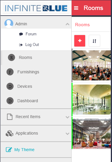 Rollbase Menu Vertical Smart Phone