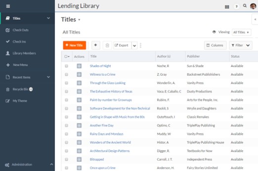 Application Page with Modern - Vertical Menus