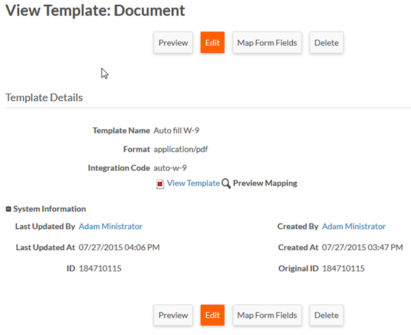 Rollbase - Preview PDF mappings