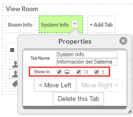 Show In for Page Tab